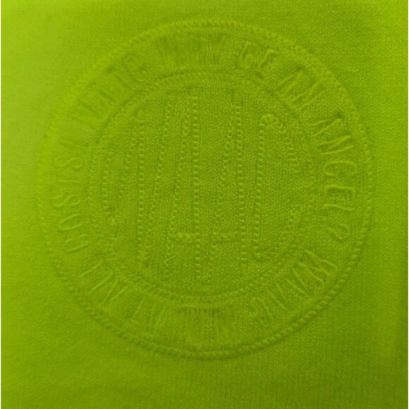 WAAC Golf Sweater Green Size 2 Win At All Costs Why Be An Angel New With Tags - Picture 3 of 10